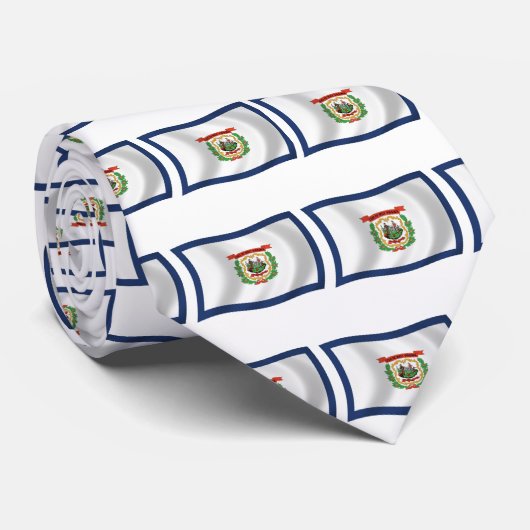 ウェストバージニア州旗タイ ネクタイ (ロール)