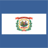 ウェストバージニア州旗デザイン シール (正面)