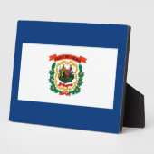 ウェストバージニア州旗デザイン フォトプラーク (側面)