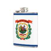 ウェストバージニア州旗デザイン フラスク (左)