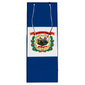 ウェストバージニア州旗デザイン ワインギフトバッグ (裏面)