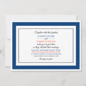 ウェストバージニア州旗結婚、ウェストバージニア州旗 招待状 (正面)