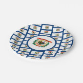 ウェストバージニア州旗, ウェストバージニアの旗 ペーパープレート (アングル)