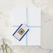 ウェストバージニア州旗 ギフトタグ (より糸つき)