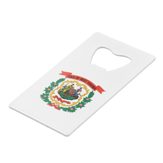 ウェストバージニア州旗 クレジットカード栓抜き (裏面アングル)