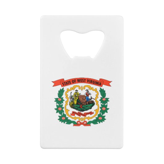 ウェストバージニア州旗 クレジットカード栓抜き (裏面)