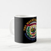 ウェストバージニア州旗 コーヒーマグカップ (正面左)