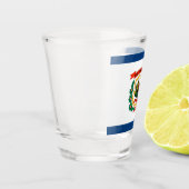 ウェストバージニア州旗  ショットグラス (左)