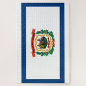 ウェストバージニア州旗 ジグソーパズル (縦)