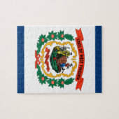 ウェストバージニア州旗 ジグソーパズル (横)