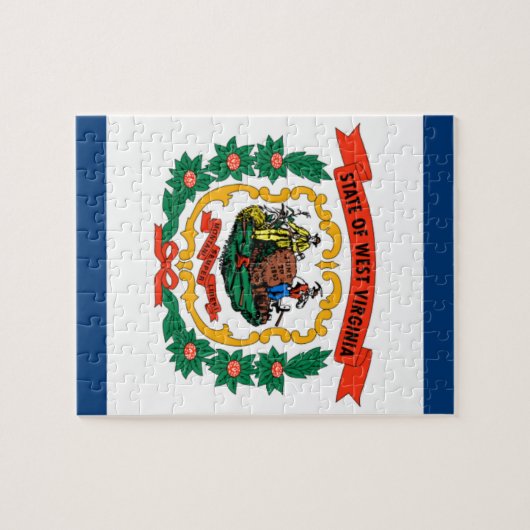ウェストバージニア州旗 ジグソーパズル (横)