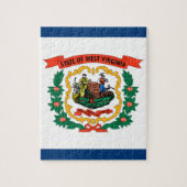 ウェストバージニア州旗 ジグソーパズル (縦)