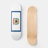 ウェストバージニア州旗 スケートボード (正面)