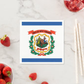 ウェストバージニア州旗 スタンダードカクテルナプキン (インサイチュ)