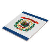 ウェストバージニア州旗 タイル (側面)