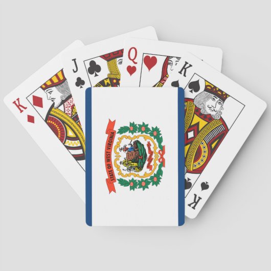 ウェストバージニア州旗 トランプ (裏面)