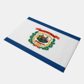 ウェストバージニア州旗 ドアマット (アングル)