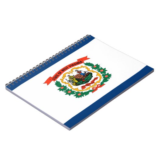ウェストバージニア州旗 ノートブック (左側)