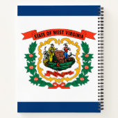 ウェストバージニア州旗 ノートブック (裏面)