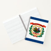 ウェストバージニア州旗 ノートブック (内部)