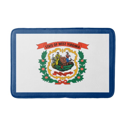 ウェストバージニア州旗 バスマット (正面)