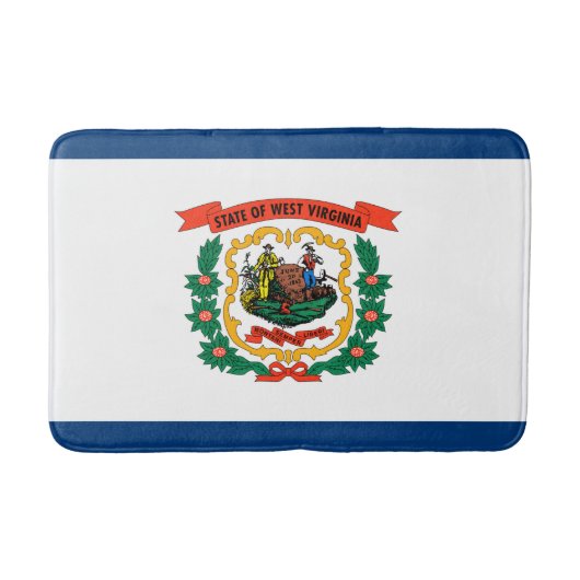 ウェストバージニア州旗 バスマット (正面)