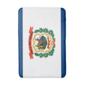 ウェストバージニア州旗 バスマット (正面縦)