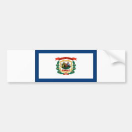 ウェストバージニア州旗 バンパーステッカー