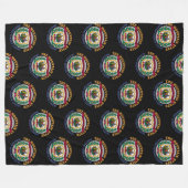 ウェストバージニア州旗 フリースブランケット (正面(横))