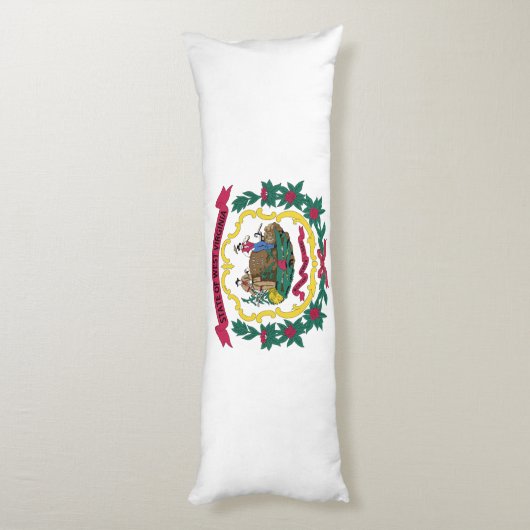 ウェストバージニア州旗 ボディピロー (裏面 (縦))