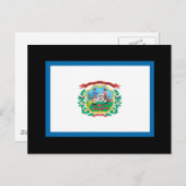 ウェストバージニア州旗 ポストカード (正面/裏面)