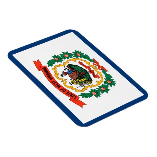 ウェストバージニア州旗 マグネット (右側)