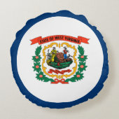 ウェストバージニア州旗 ラウンドクッション (裏面)