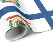 ウェストバージニア州旗 ラッピングペーパー (ロールコーナー)