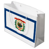 ウェストバージニア州旗 ラージペーパーバッグ (裏面アングル)