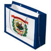 ウェストバージニア州旗 ラージペーパーバッグ (正面アングル)