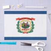 ウェストバージニア州旗 薄葉紙 (クラフト)