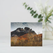 ウェストバージニア州秋のセネカロック ポストカード (スタンド正面)