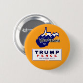 ウェストバージニア州(トランプペンセ2020) 缶バッジ (正面&裏面)