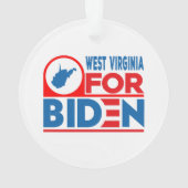 ウェストバージニア州(バイデン氏) オーナメント (裏面)