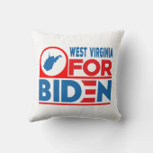 ウェストバージニア州(バイデン氏) クッション (裏面)