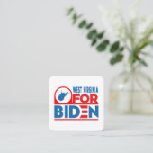 ウェストバージニア州(バイデン氏) スクエア名刺 (スタンド正面)