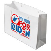 ウェストバージニア州(バイデン氏) ラージペーパーバッグ (裏面アングル)