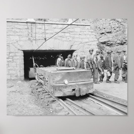 ウェストバージニア州Coal Mine Wyoming County 1940 ポスター (正面)