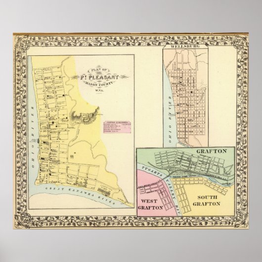 ウェストバージニア州Pt Pleasant ポスター (正面)