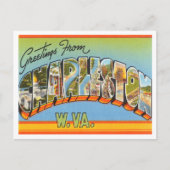 ウェストバージニア旅行、チャールストンからの挨拶 ポストカード (正面)