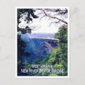 ウェストバージニア – アメリカ – モザイク –  ポストカード (正面)