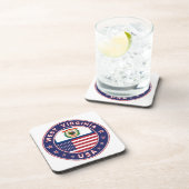 ウェストバージニア、ウェストバージニアのステッカー、電話ケース コースター (右側)