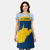 ウェストバージニア エプロン (着用した状態)