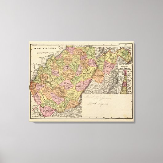 ウェストバージニア キャンバスプリント (正面)